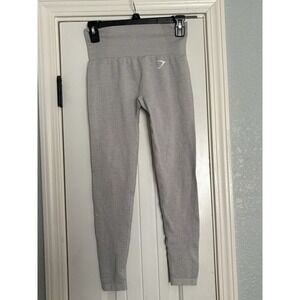 Gymshark Women's Leggings XS Gray High Waisted Seamless Athletic Pants